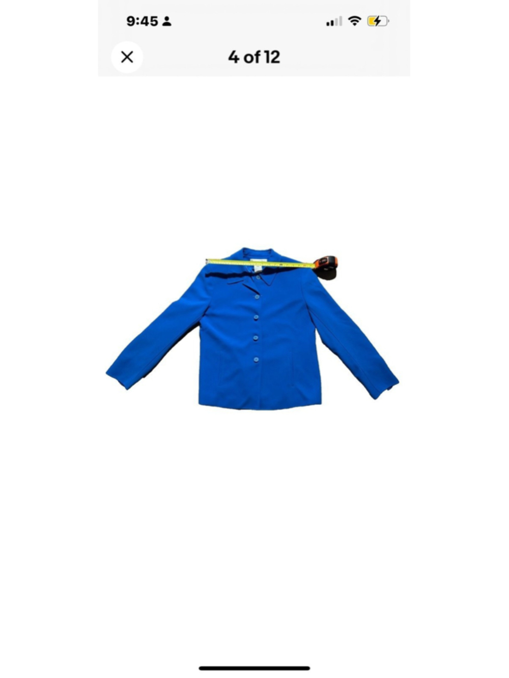Jones New York women’s size 6 Blue Formal jacket - Picture 4 of 12